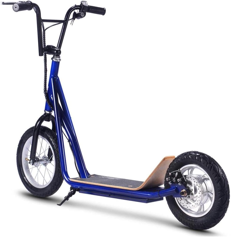 36v 350w Big Wheel Lithium Electric Scooter Blue (Groove-350)