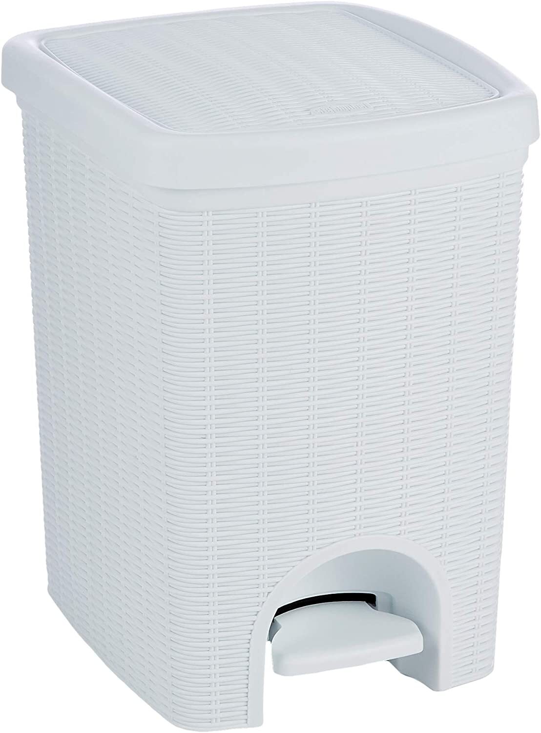 Elegance Dove Grey Dustbin, 31  27.5  39 cm  C Stylish Waste Bin for Home & Office