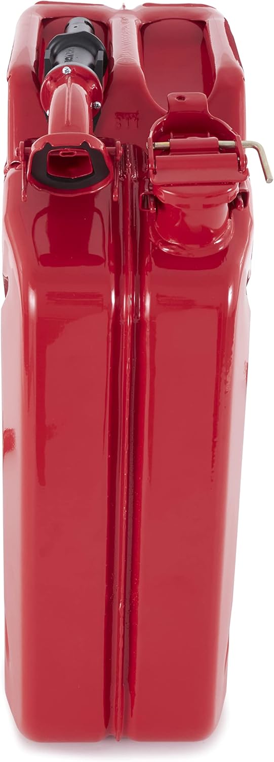 Wavian Jerry Can 20L Red  C CARB Compliant, Durable Gasoline Container with Spout