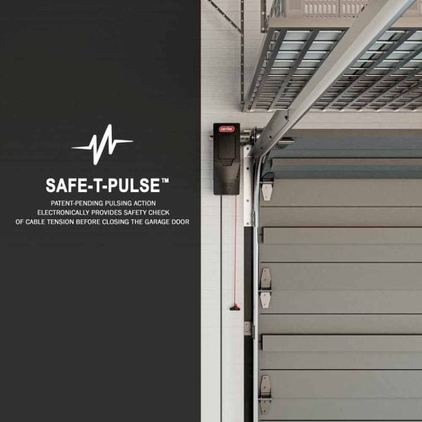 6172H-B Signature Series Ultra-Quiet Wall Mount Smart Garage Door Opener with Battery Backup, Wi-Fi, Wireless Wall Console