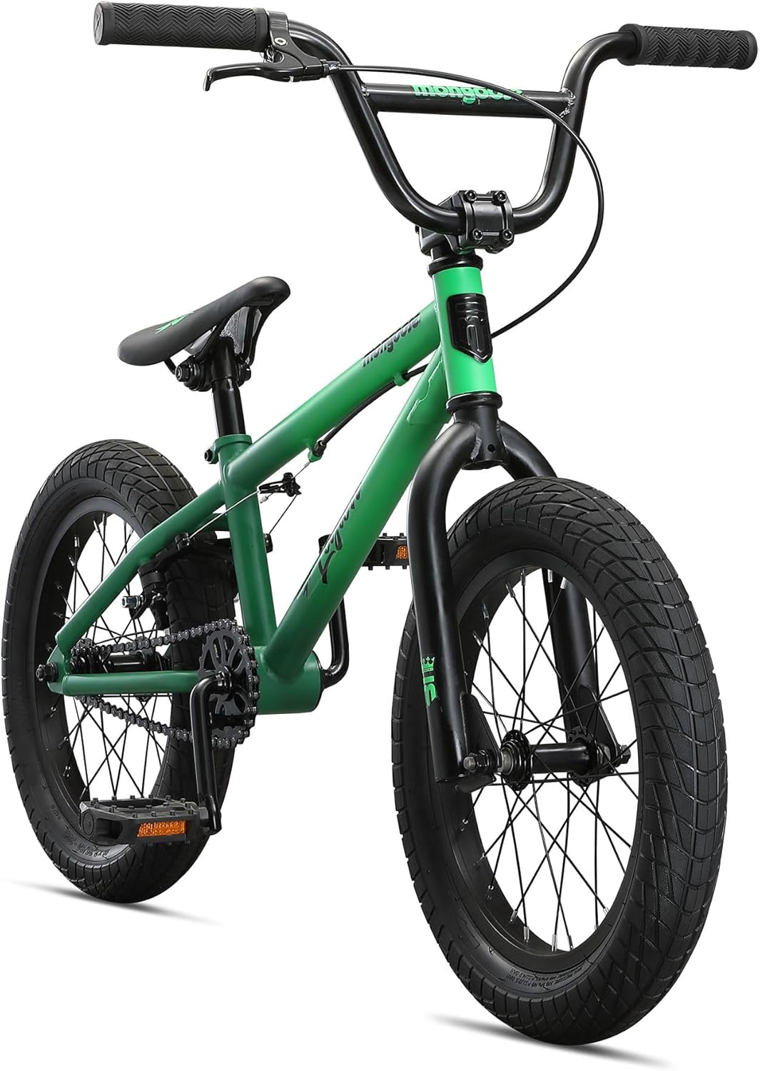 Legion Kids Freestyle Sidewalk BMX Bike, Beginner Riders, Boys and Girls, 16-20-inch Wheels, Hi-Ten Steel Frame, Micro Drive BMX Gearing