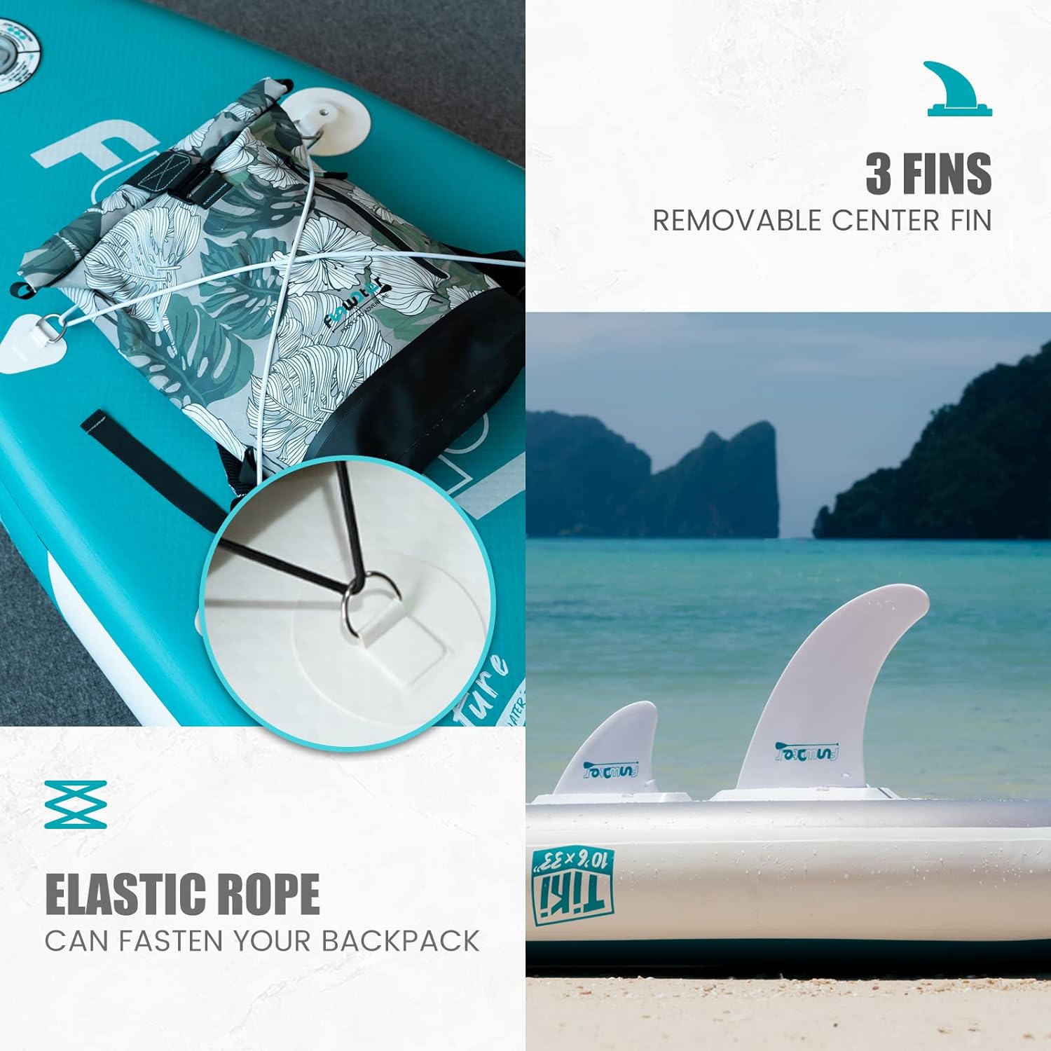 Inflatable Ultra-Light Stand Up Paddle Board for All Skill Levels with Premium SUP Paddleboard Accessories,Non-Slip Comfort Deck for Youth & Adults.