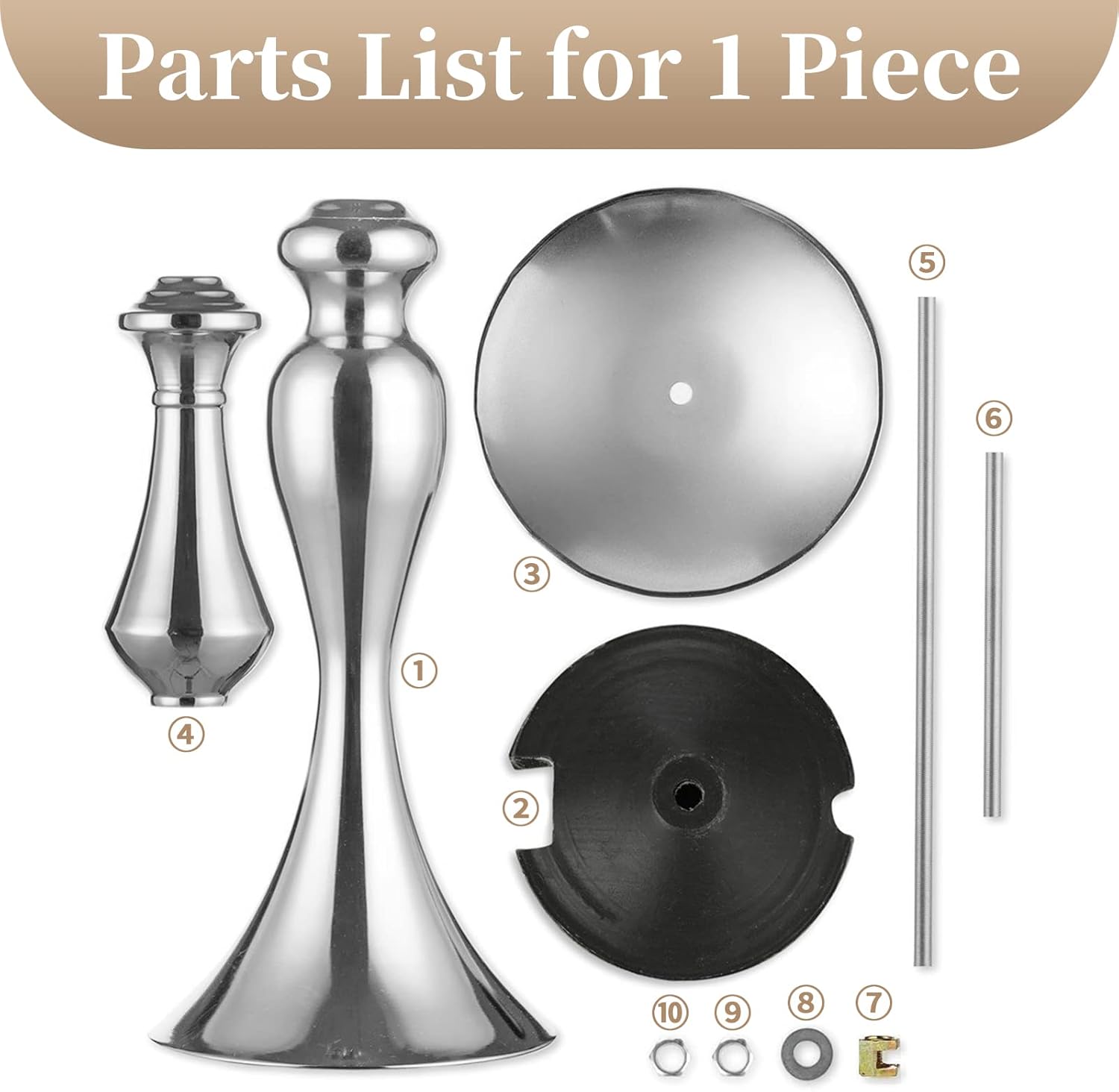 Elegant Silver Metal Wedding Centerpiece Stand 31.5     C Tall Tabletop Decor for Events & Parties