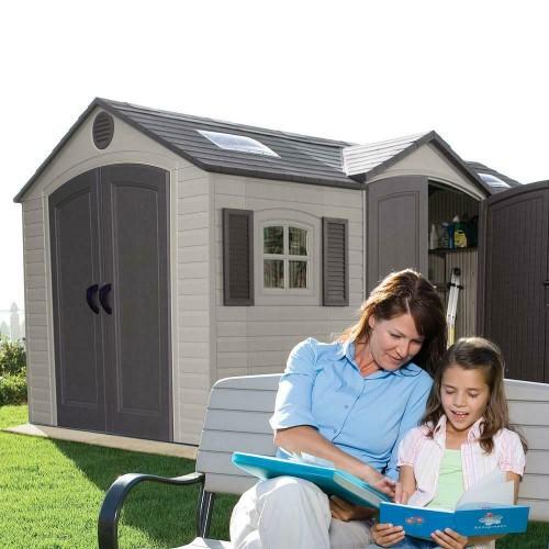 g Lifetime 15 x 8 ft. Storage Shed