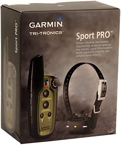 Sport Pro Hunting Dog Collar Bundle - Water-Resistant, Long-Lasting Dog E-Collar with Handheld Device with Teacher��s Pet Vinyl Dog Training Hunting Dummy Bumper