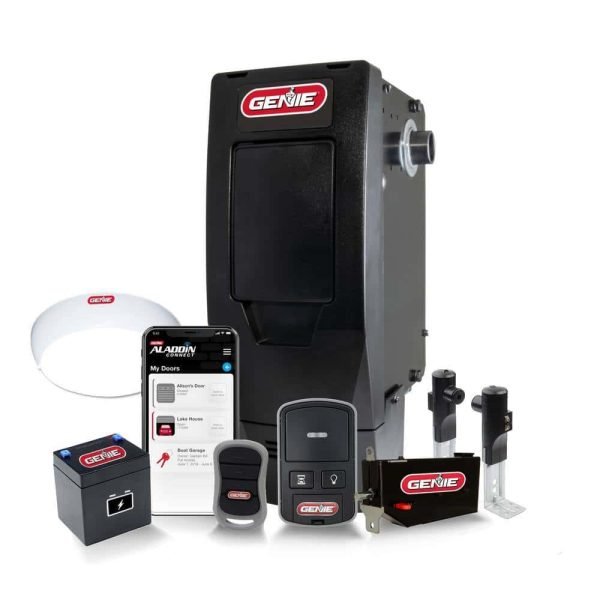 6172H-B Signature Series Ultra-Quiet Wall Mount Smart Garage Door Opener with Battery Backup, Wi-Fi, Wireless Wall Console