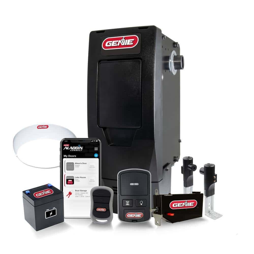 6172H-B Signature Series Ultra-Quiet Wall Mount Smart Garage Door Opener with Battery Backup, Wi-Fi, Wireless Wall Console