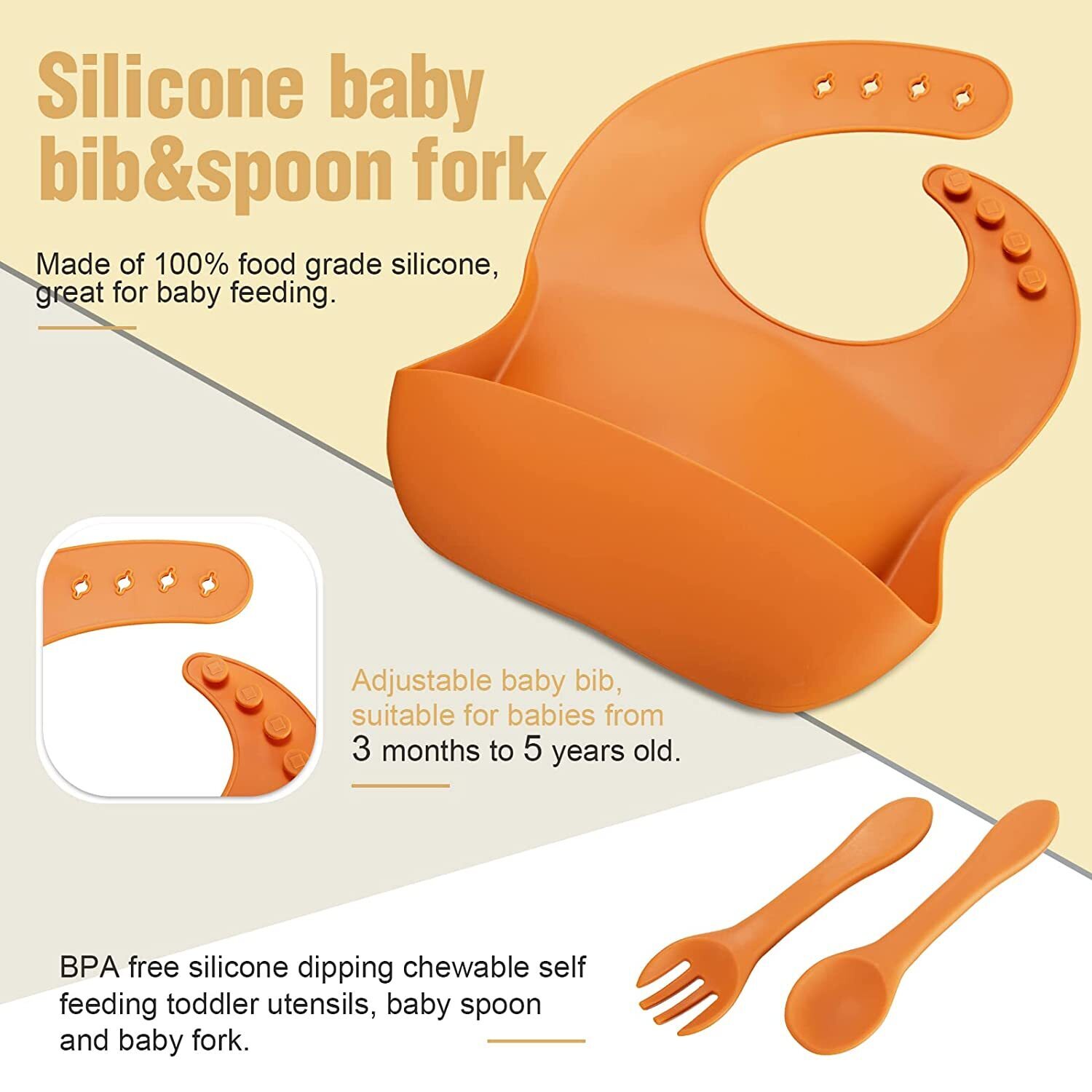 Silicone Baby Feeding Set by [Brand]  C 12-Piece, Includes Bibs, Plates, Bowls, Utensils, Cups, Safe & Durable