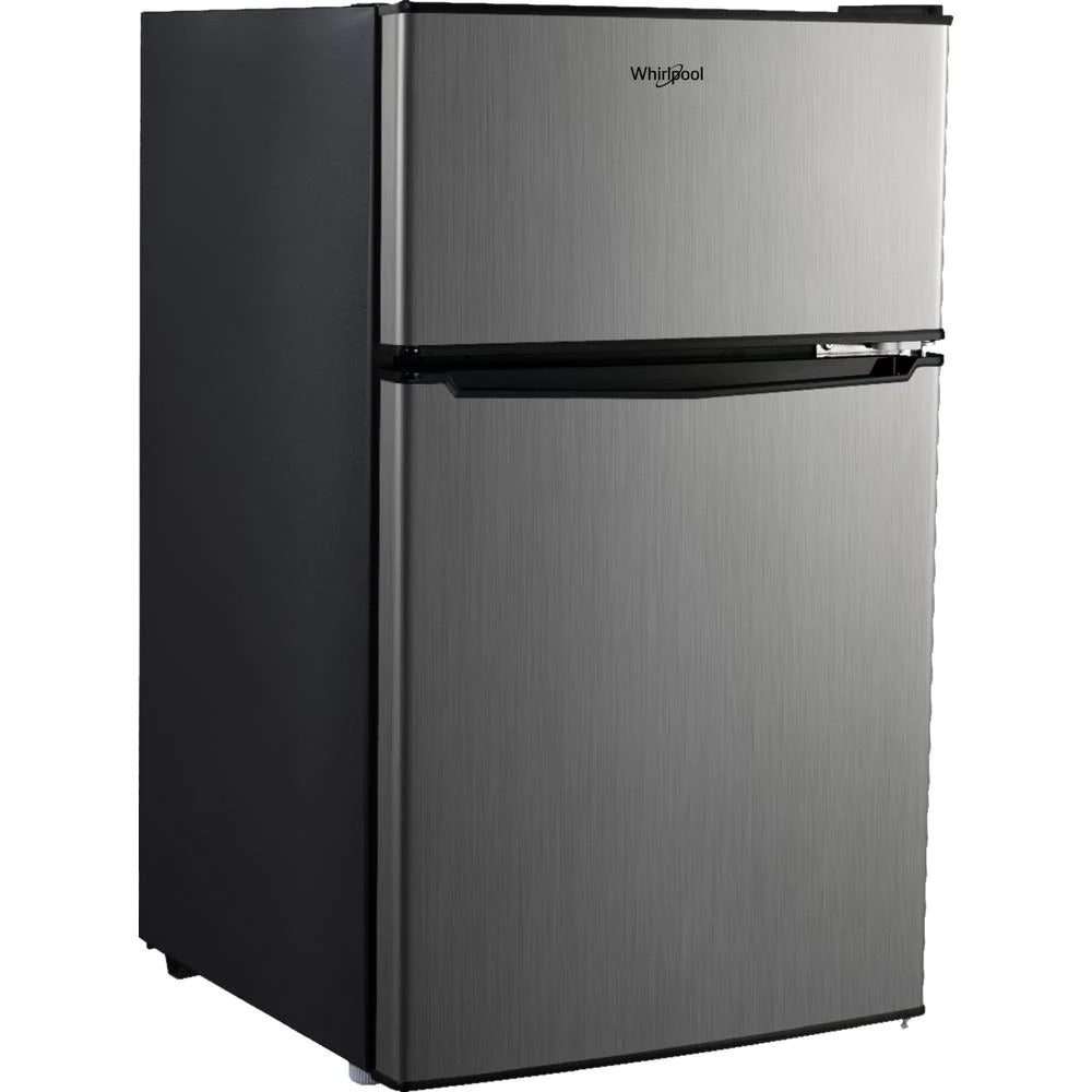 g 31 cu ft Mini Refrigerator in Stainless Steel with Dual Door True Freezer