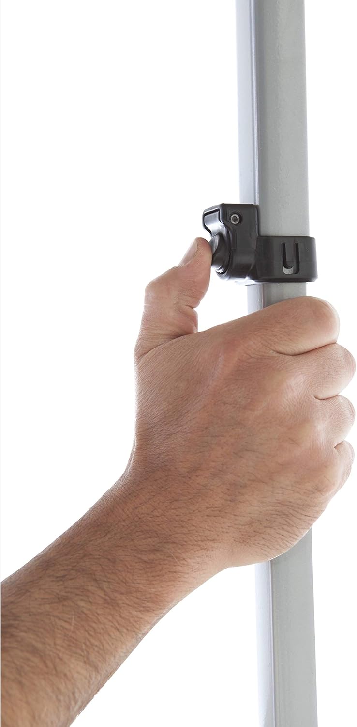 Canopy Sun Shelter with Instant Setup, Sun Shelter with Wheeled Carry Bag Sets Up in about 3 Mins, 7x5ft, 10x10ft, or 12x12ft Canopy for Sporting Events, Tailgating, Camping, & More