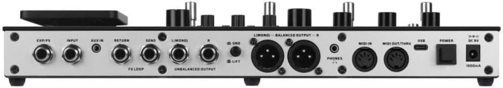 Valeton GP-200 Multi-Effects Guitar/Bass Pedal with Amp Modeling, IR Cab Simulation, MIDI, USB Interface