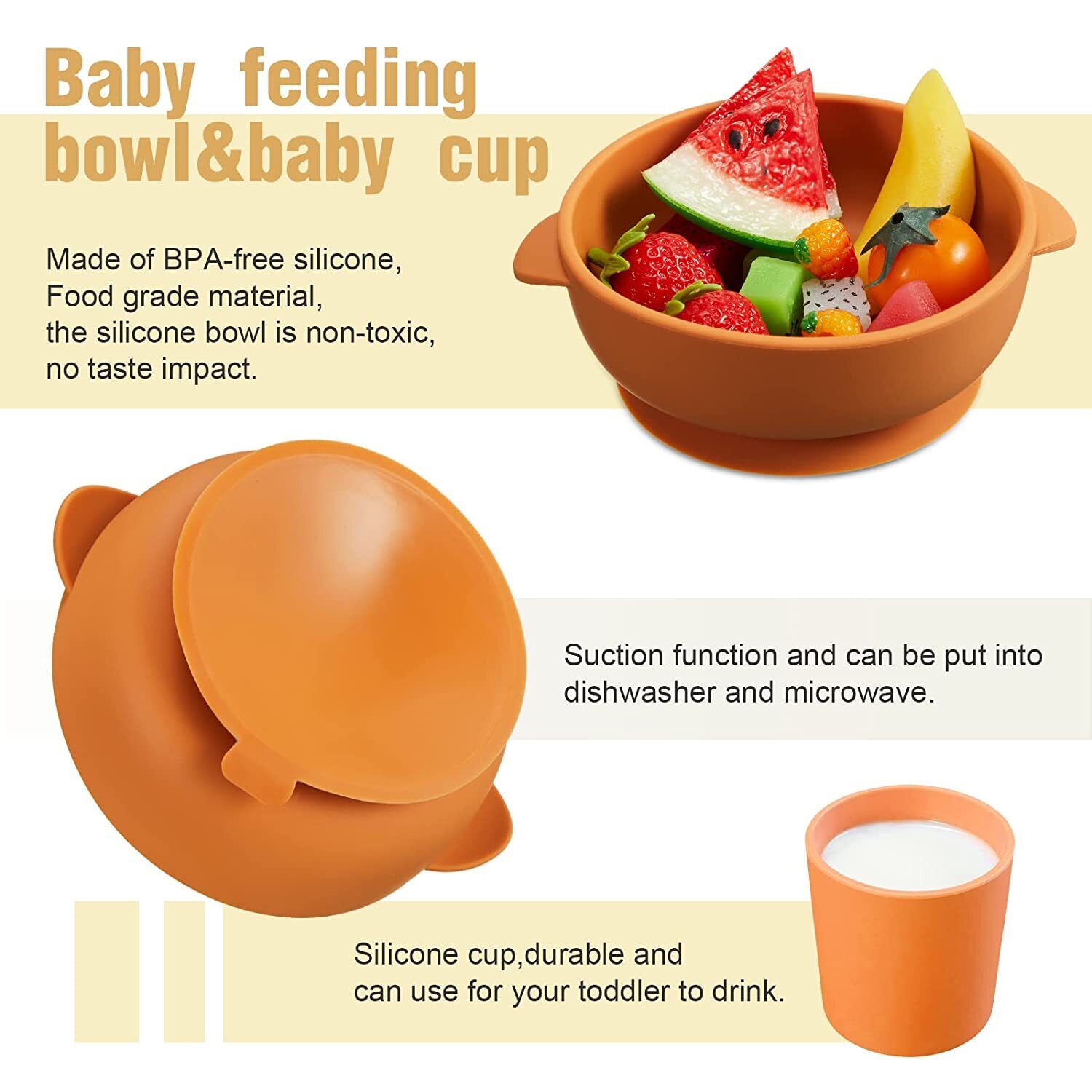 Silicone Baby Feeding Set by [Brand]  C 12-Piece, Includes Bibs, Plates, Bowls, Utensils, Cups, Safe & Durable