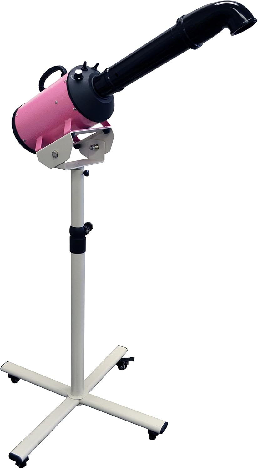 Flying Pig High Velocity Dog Pet Stand Grooming Dryer w/Variable Air Speed & Heat (Purple)