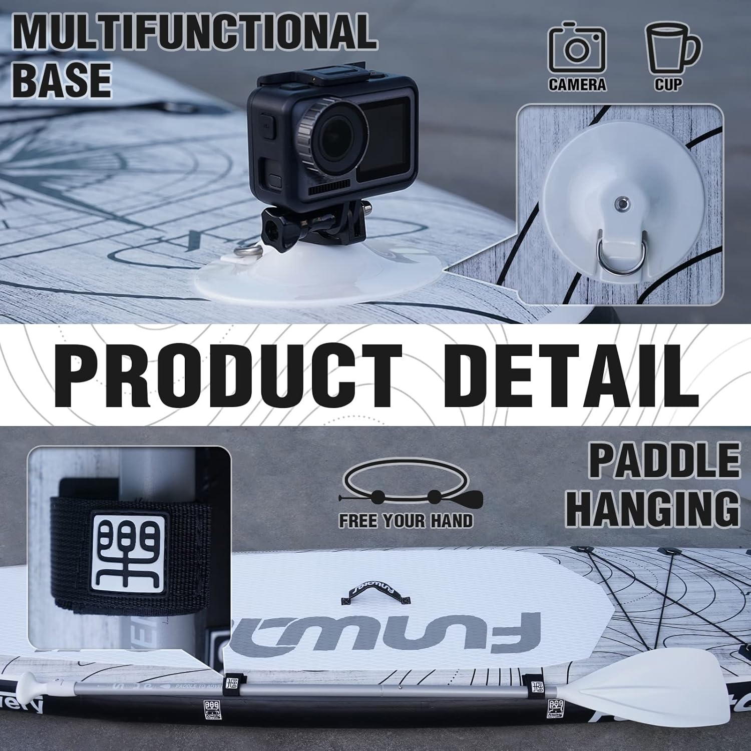 Inflatable Ultra-Light Stand Up Paddle Board for All Skill Levels with Premium SUP Paddleboard Accessories,Non-Slip Comfort Deck for Youth & Adults.