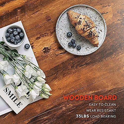 WLIVE Lift Top Coffee Table with Hidden Compartment & Adjustable Storage Shelf