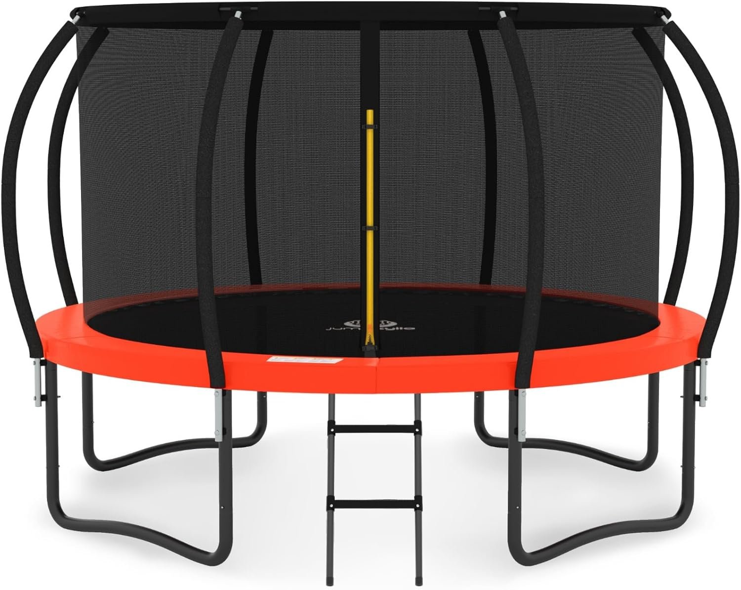 JUMPZYLLA Trampoline 8FT 10FT 12FT 14FT 15FT 16FT Trampoline with Enclosure �C Recreational Trampolines with Ladder and AntiRust Coating, ASTM Approval Outdoor Trampoline for Kids