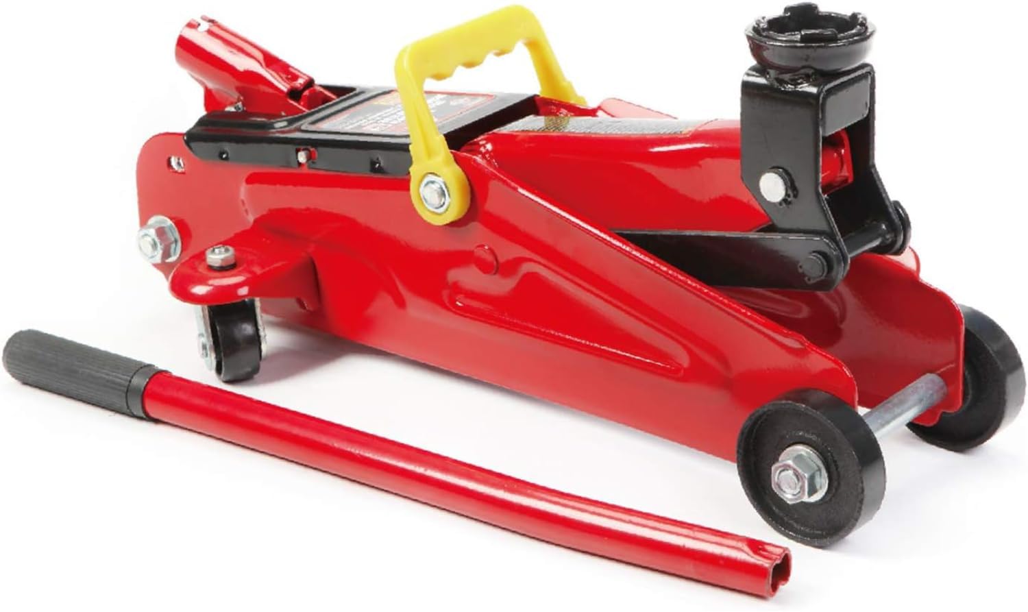 Aluminum and Steel Car Jack, 3 Ton (6,600 LBs) Hydraulic Floor Jack with Dual Piston Quick Lift Pump, Lifting Range 3-15/16