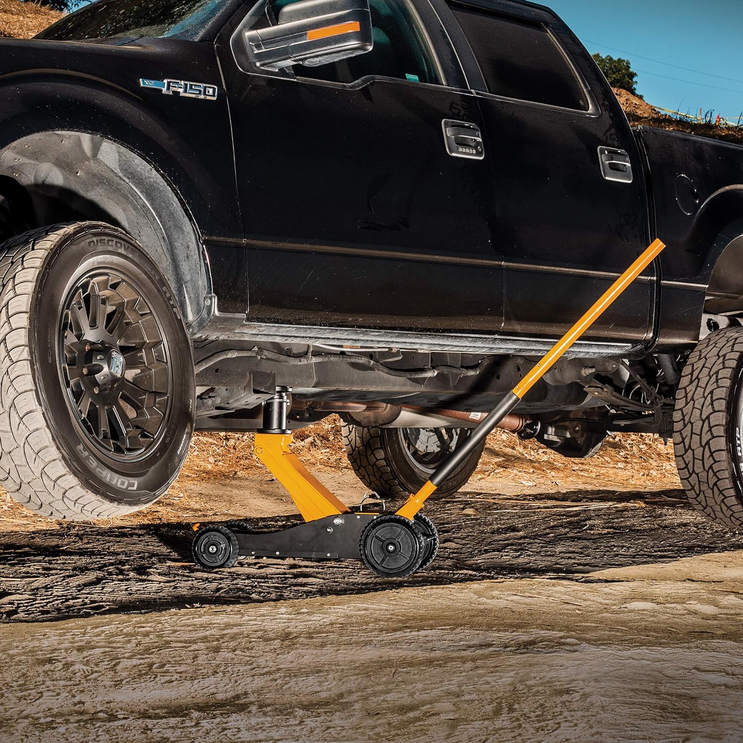 Ton Big Wheel Off Road Hybrid Jack, Vehicle Lift for Trucks, SUVs, ATVs Offroad Vehicles - 240330