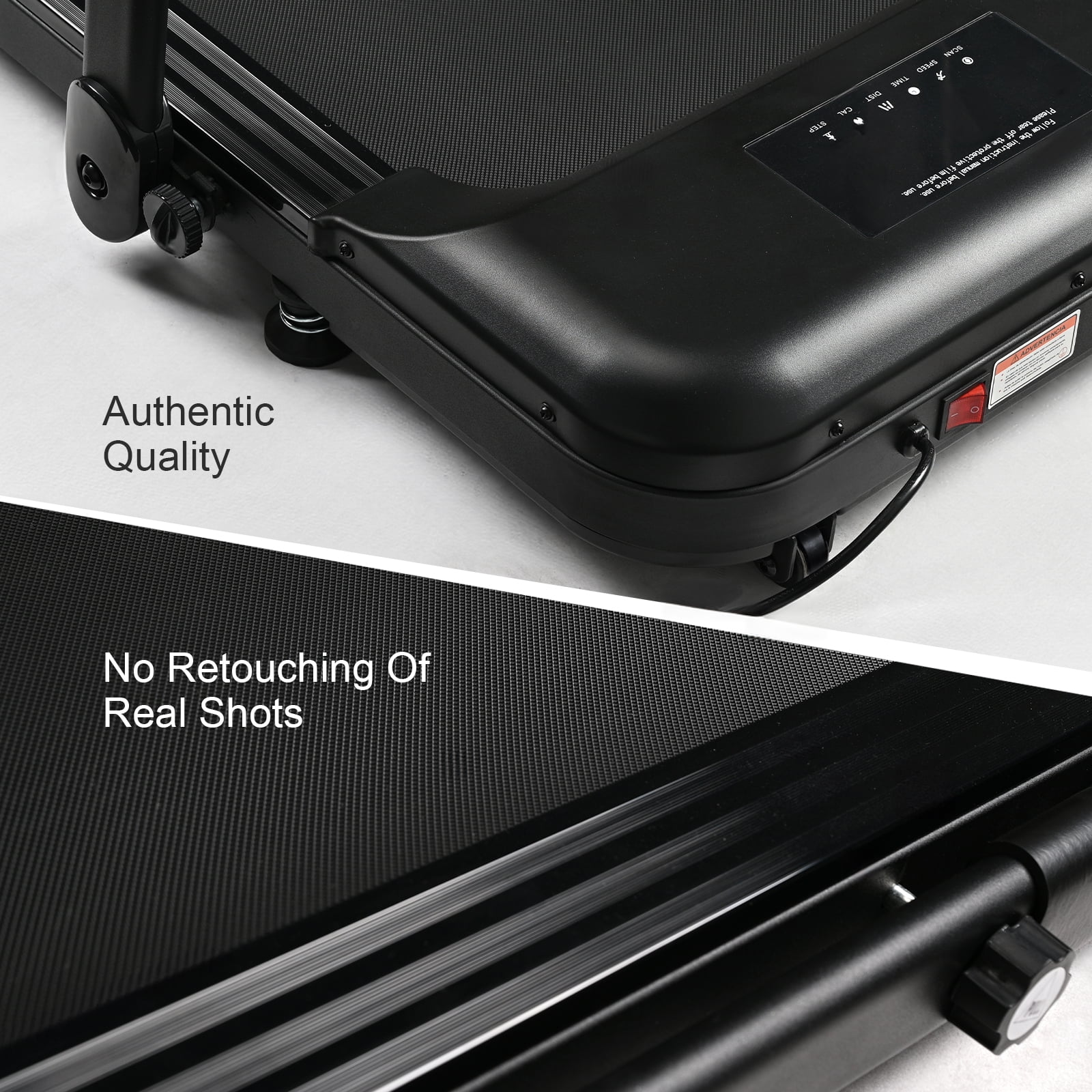 Foldable Treadmill Walking Pad, 6.2MPH Folding Treadmill Under Desk with Handle for Office Home, 2.5HP Running Machine with Remote Control, Safety Lock, 300LBS Weight Capacity