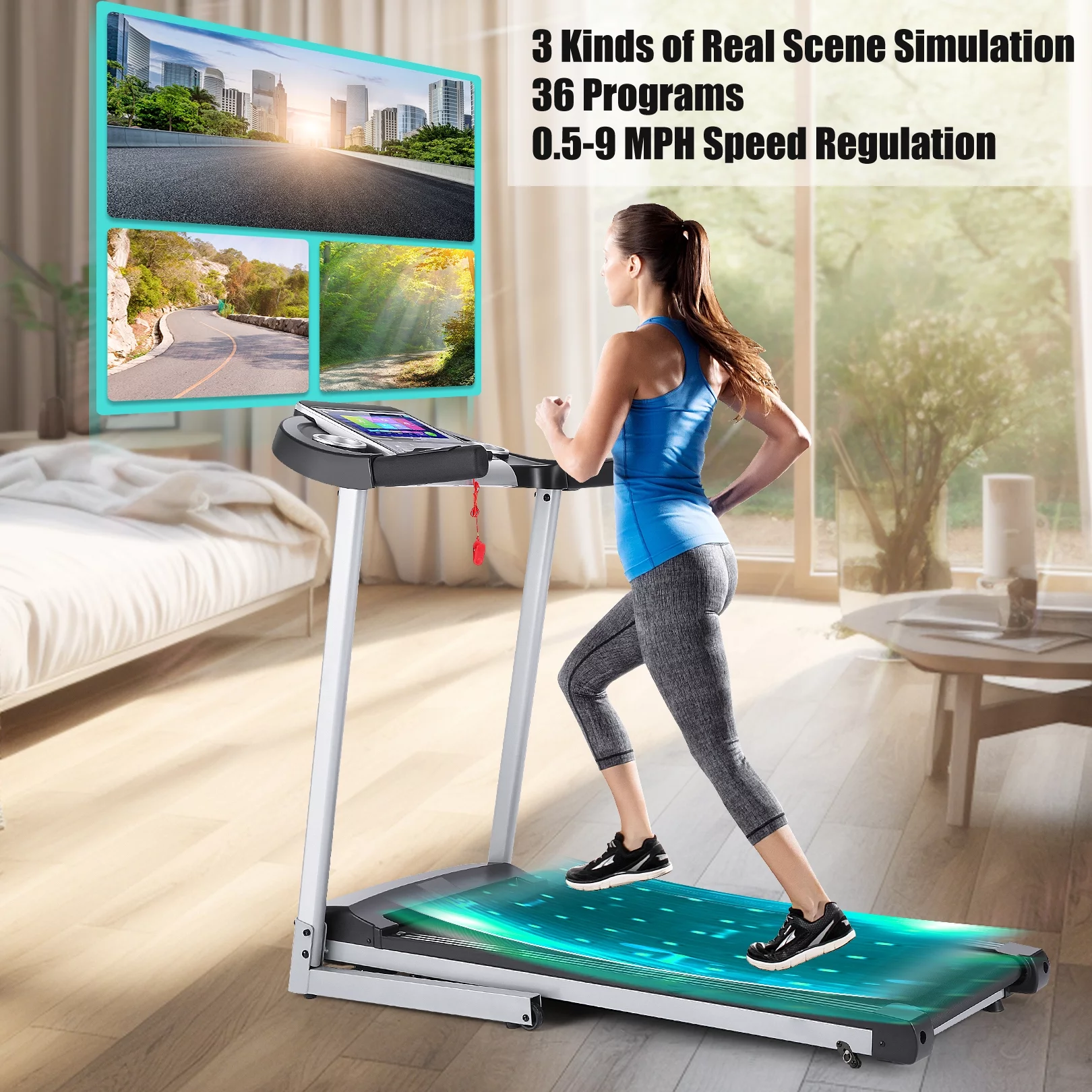 Home Treadmill--Treadmill with 10