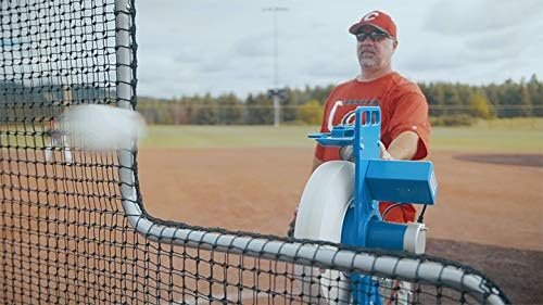 Jugs MVP Combo Pitching Machine �C Adjustable Up to 60 MPH, for Baseball & Softball, Ideal for Pitching-Machine Leagues