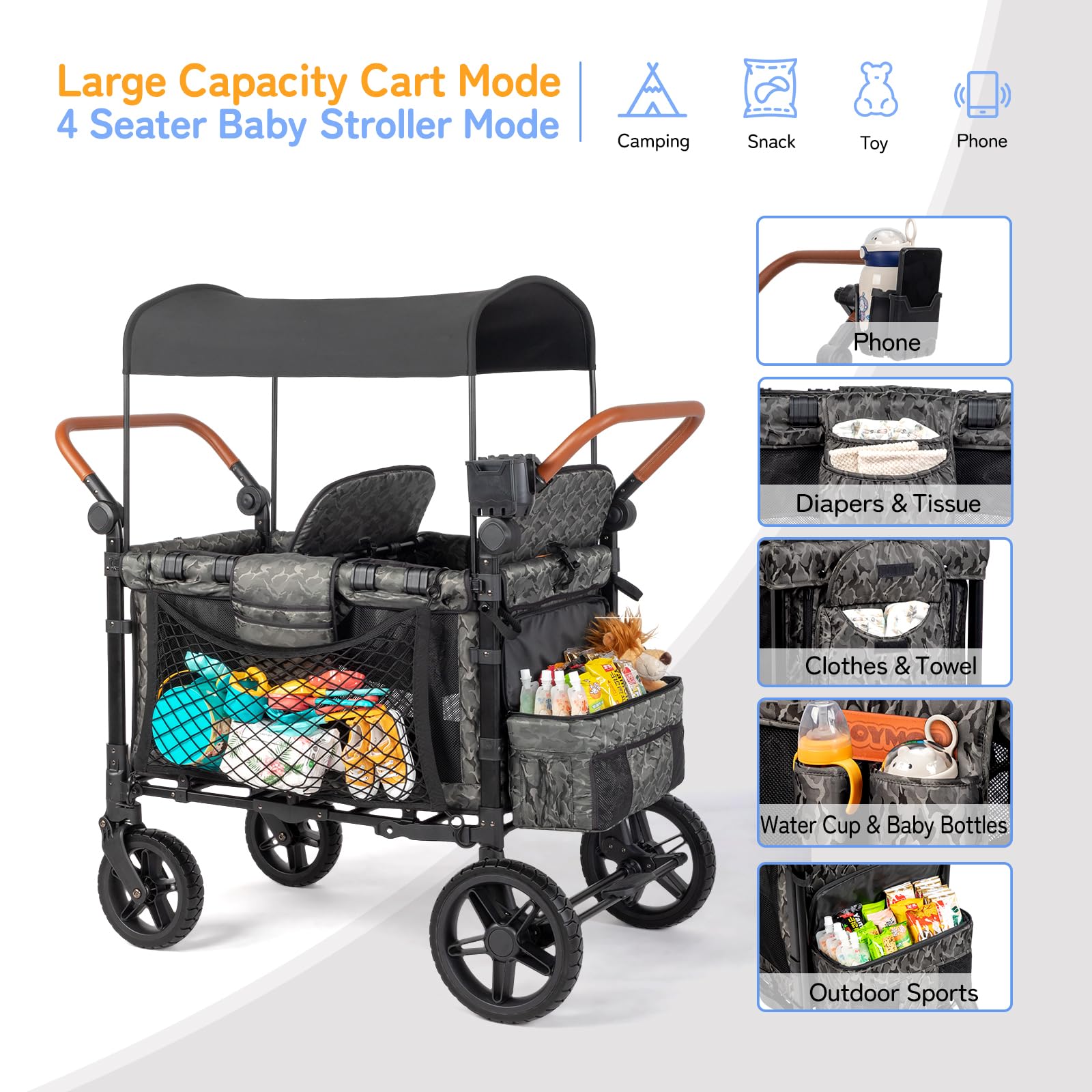 JOYMOR Stroller Seating UV Protection WS1GC4SD