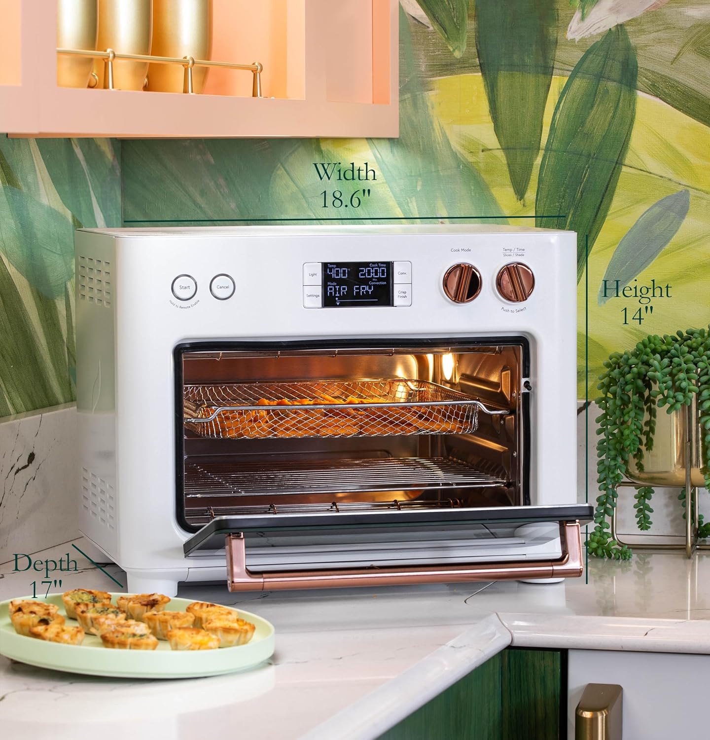 Couture Oven with Air Fry, 14 Cooking modes in 1 including Crisp Finish, Wifi, Matte White