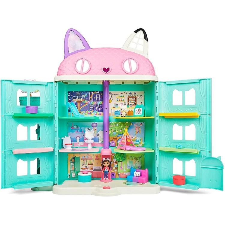 g Gabby��s Dollhouse, Purrfect Dollhouse with 15 Pieces Including Toy Figures, Furniture, Accessories and Sounds, Kids Toys for Ages 3 and up (Multicolor) (New-Multicolor)