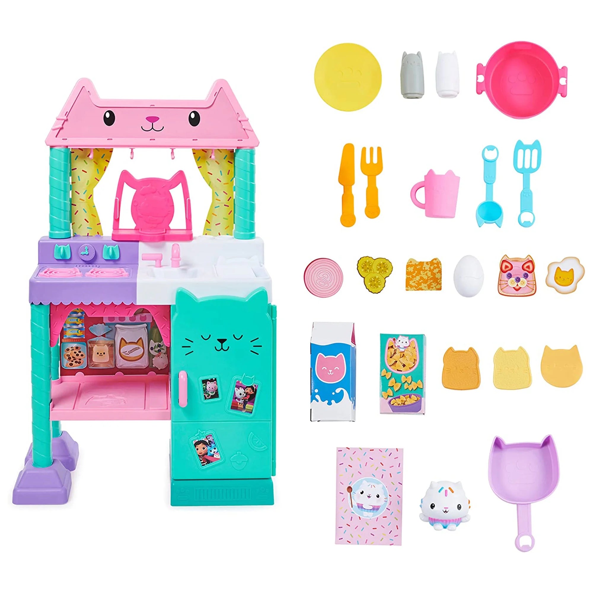 Dreamworks Gabby's Dollhouse Cakey Kitchen Play Set with Accessories