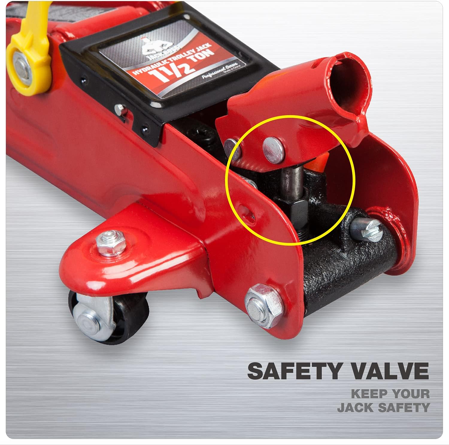 Red Aluminum & Steel 3 Ton Hydraulic Floor Jack with Quick Lift Pump