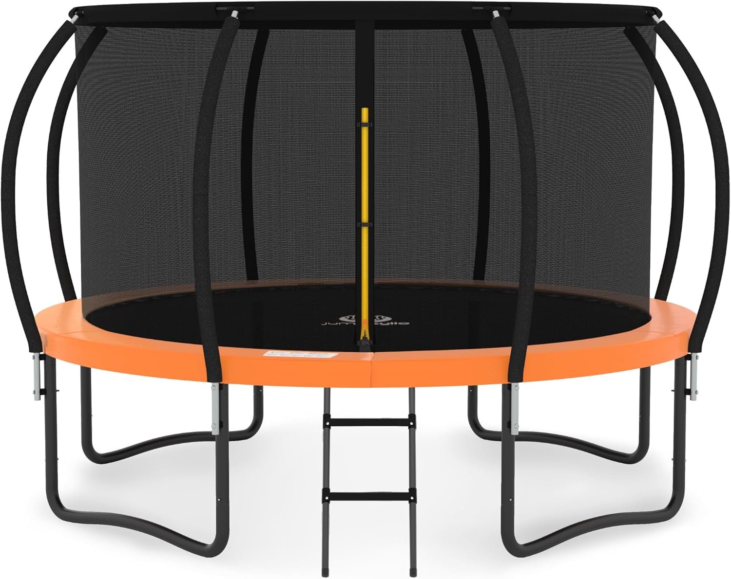 JUMPZYLLA Trampoline 8FT 10FT 12FT 14FT 15FT 16FT Trampoline with Enclosure �C Recreational Trampolines with Ladder and AntiRust Coating, ASTM Approval Outdoor Trampoline for Kids