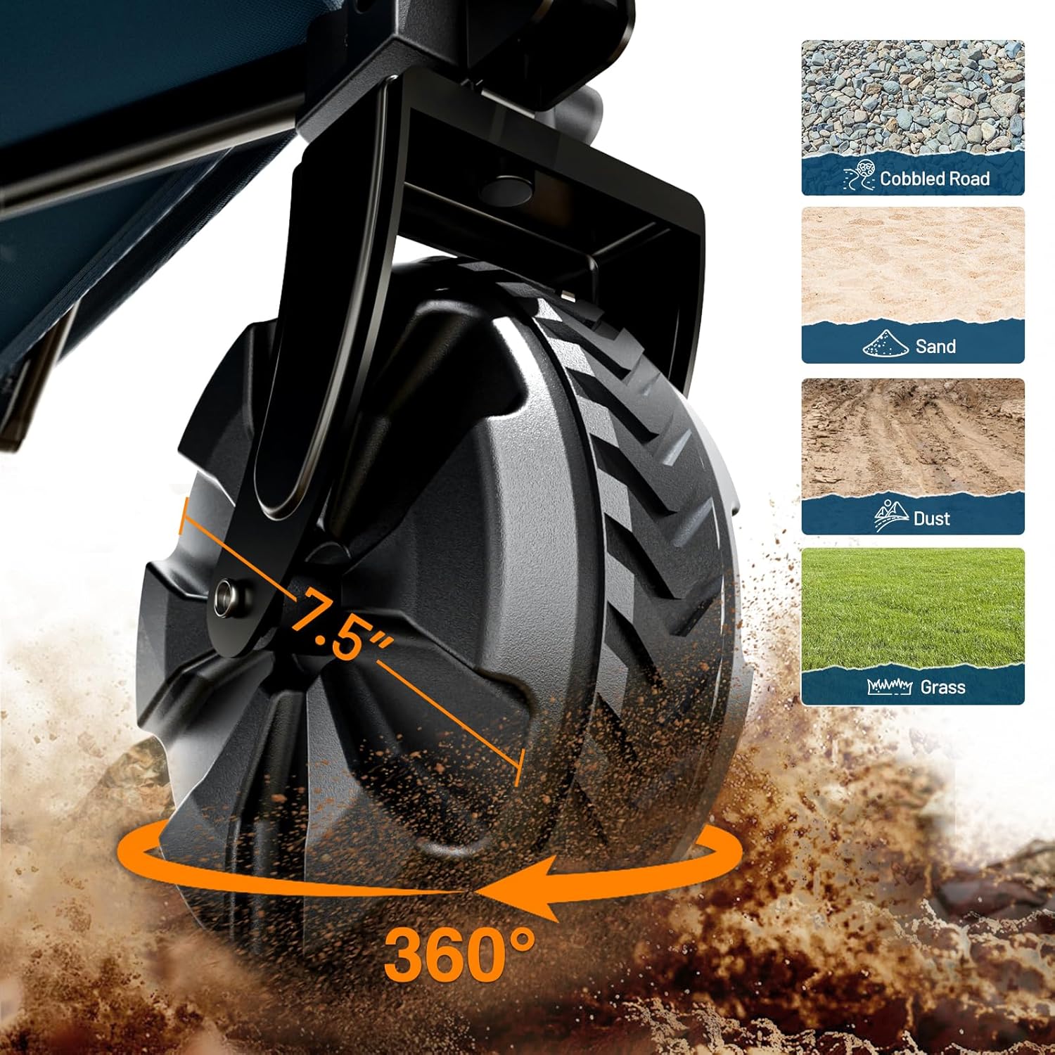 Oversized Camping Chair High Back Support up to 500lbs & 47