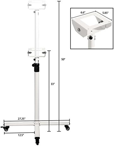 Flying Pig High Velocity Dog Pet Stand Grooming Dryer w/Variable Air Speed & Heat (Purple)