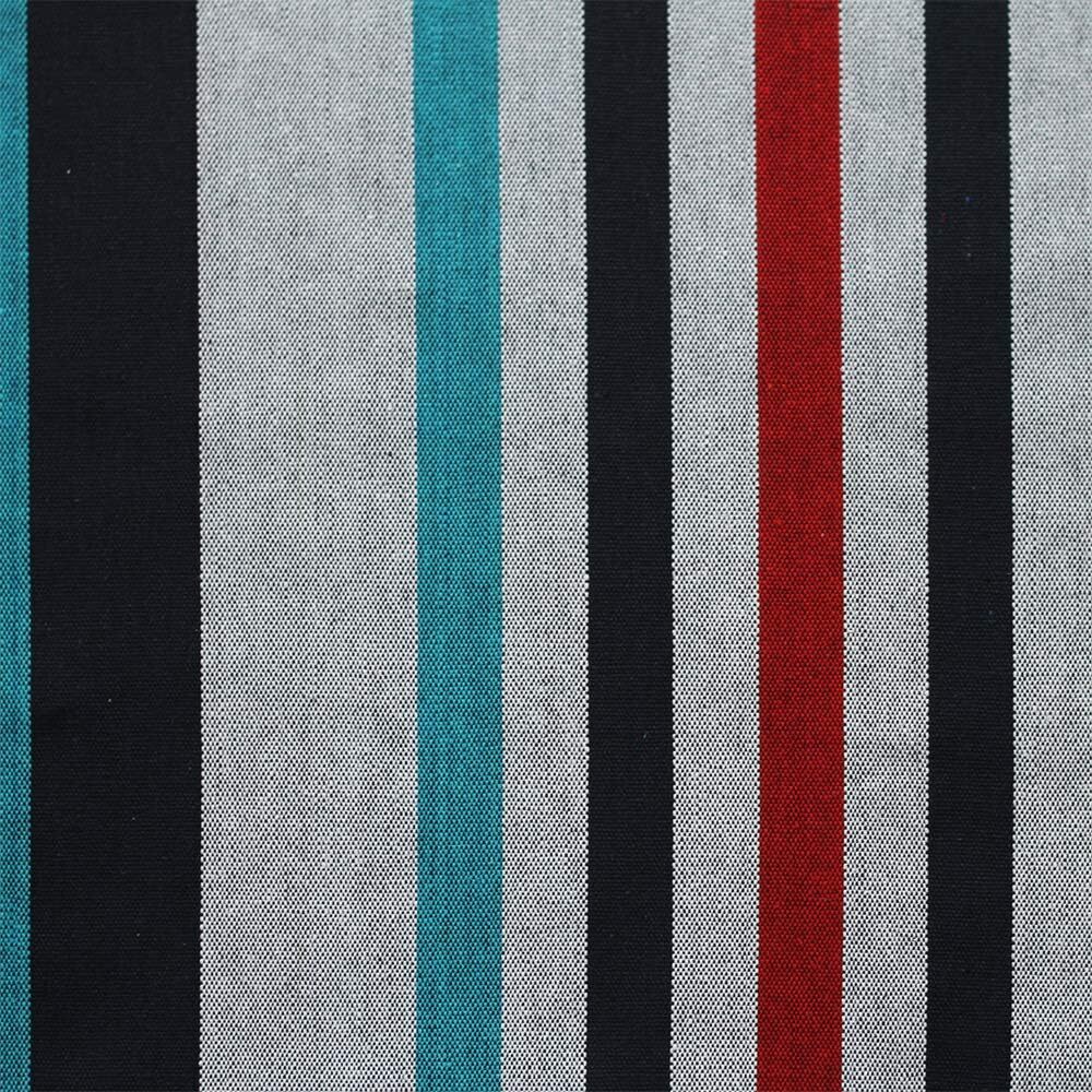 Vivere Double Cotton Hammock with Steel Stand, 450 lb Capacity, Tropical Colors, Includes Premium Carry Bag