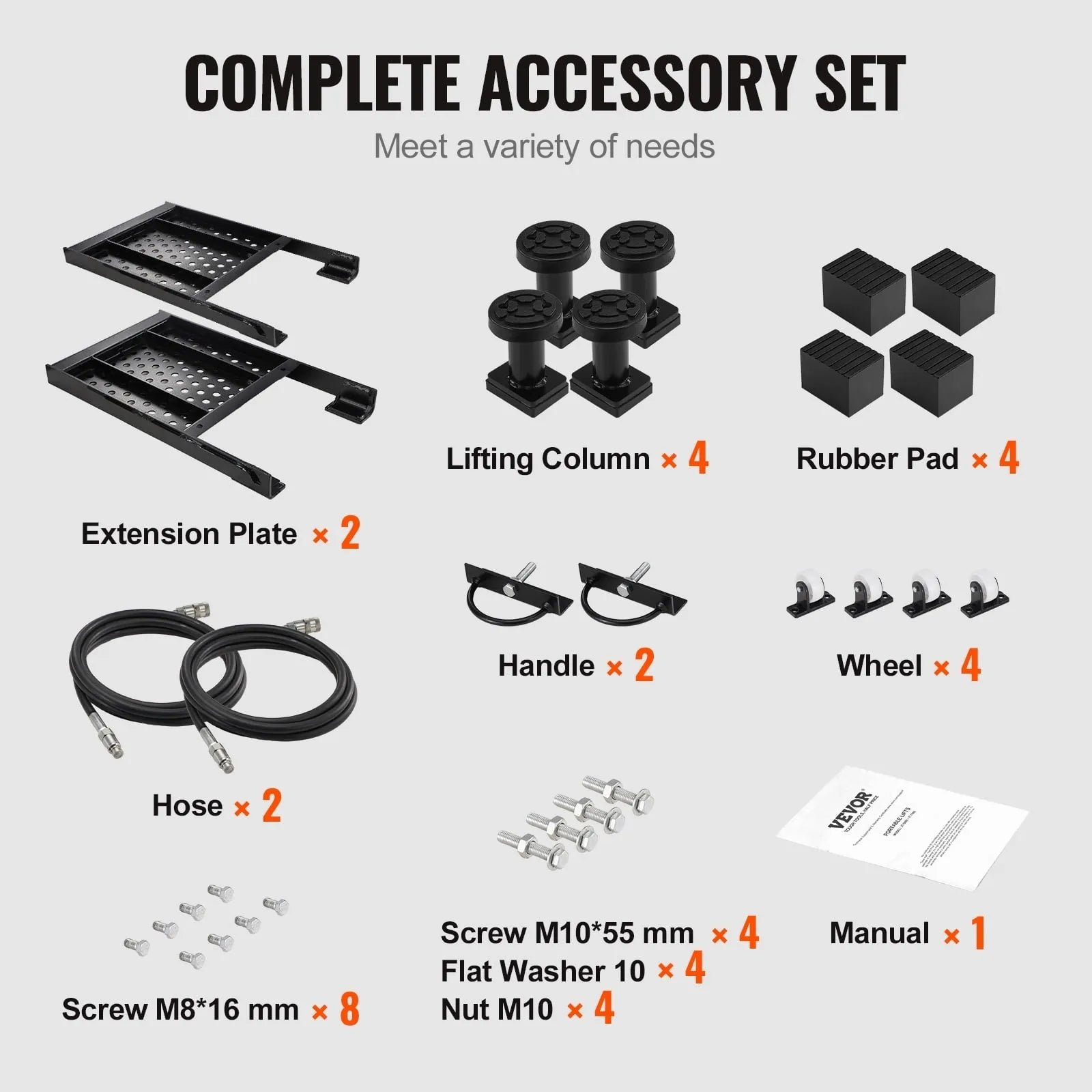 Portable Car Lift 5000 LBS Automatic Car Lift System Jack for Home Garage