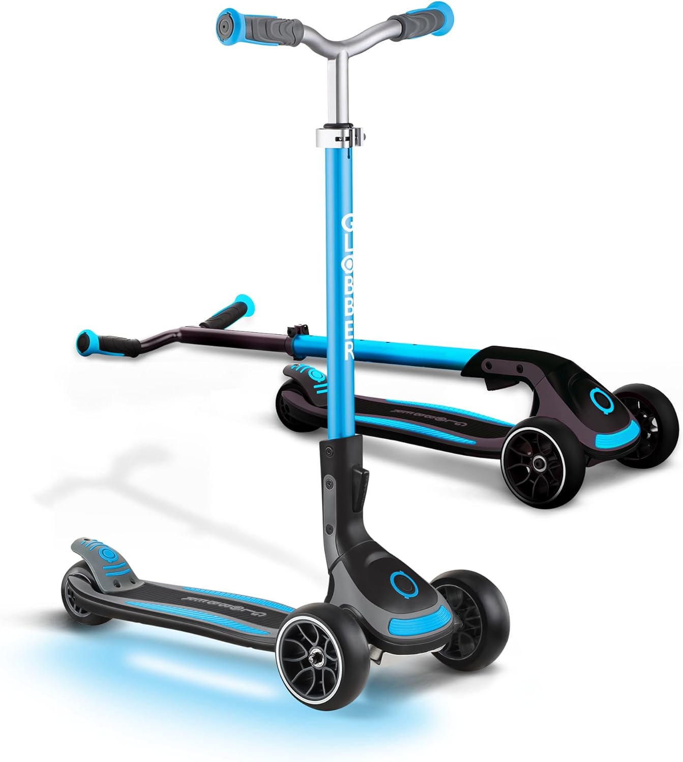 Scooter | 3-Wheel Kick Scooter for Adults & Kids 5+ | Foldable Kick Scooter with Safe, Non-Slip Deck & Premium Brakes