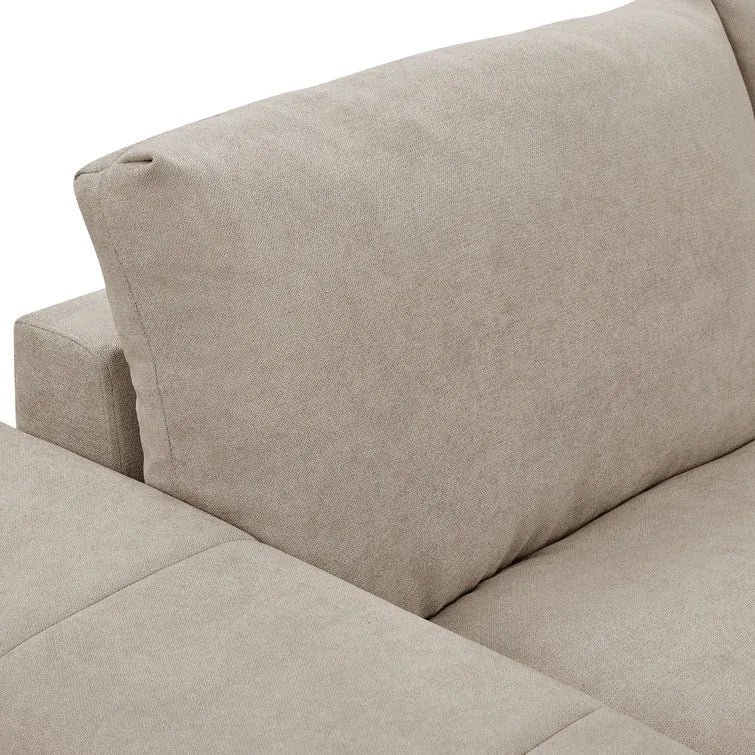 134��� Wide Reversible Modular Sectional with Ottoman