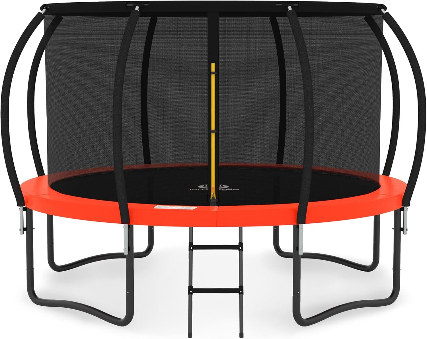 JUMPZYLLA Trampoline 8FT 10FT 12FT 14FT 15FT 16FT Trampoline with Enclosure �C Recreational Trampolines with Ladder and AntiRust Coating, ASTM Approval Outdoor Trampoline for Kids