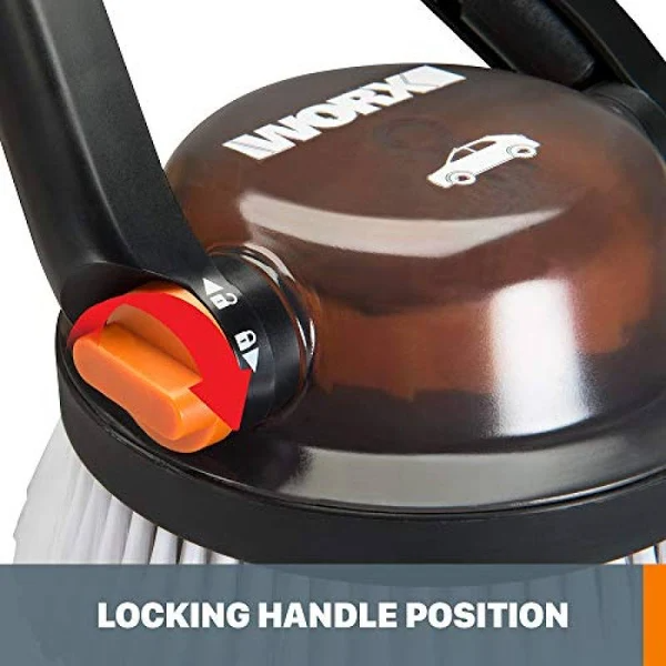 Worx Hydroshot Adjustable Automotive Power Scrubber, Quick Snap Connection - WA1820 (Soft Bristles)