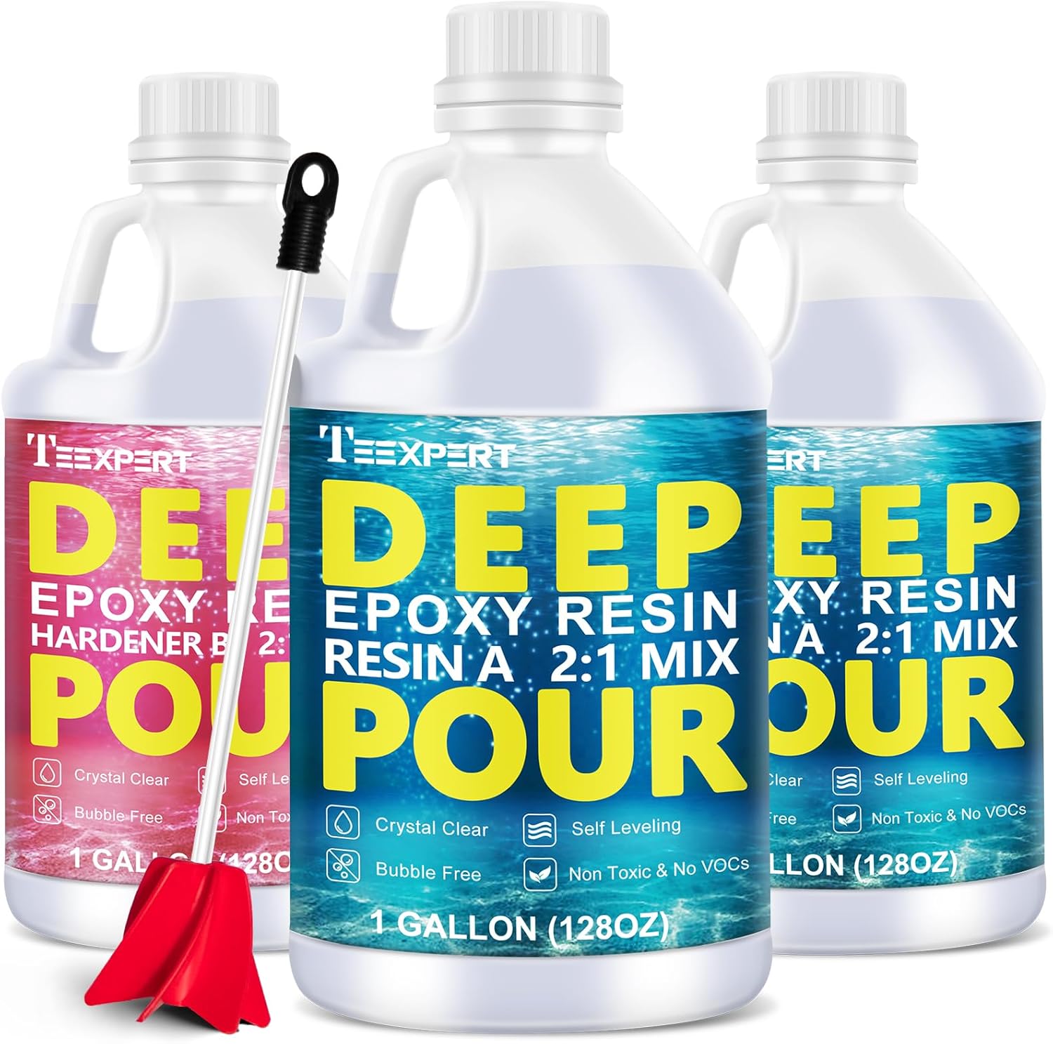 Deep Pour Epoxy Resin, Epoxy Resin Kit for 2-4