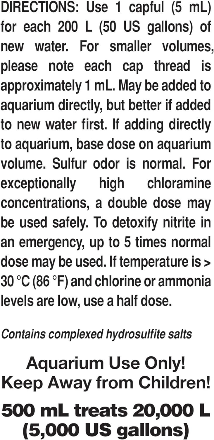 Fresh and Saltwater Conditioner - Chemical Remover and Detoxifier 20L / 5.3 gal