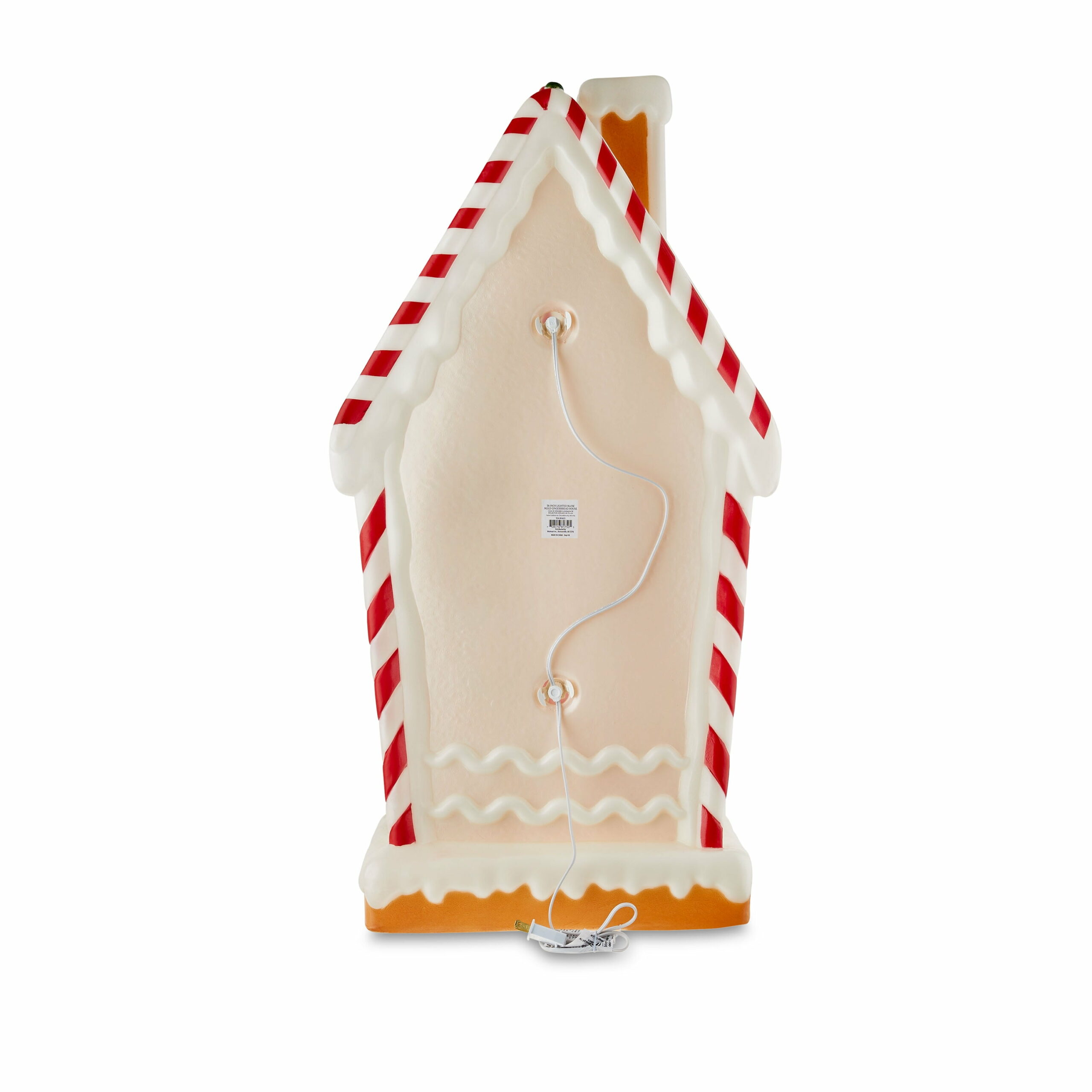 Holiday Time 36��� Blow Mold Light-Up Gingerbread House Decoration