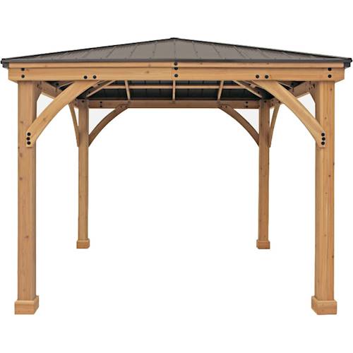 Yardistry  C 10   x 10   Meridian Gazebo  C Coffee Brown