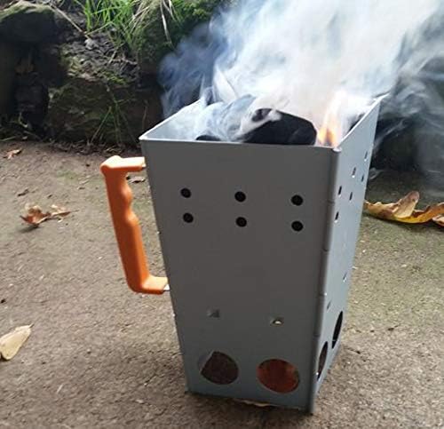 Outdoor Cooking Set - Dutch Oven and Tools Set - Charcoal Holder & Cast Iron Grill Accessories - Camping Grill Set - Outdoor Cooking Essentials - Camp Kitchen Equipment - (8 Piece Set)