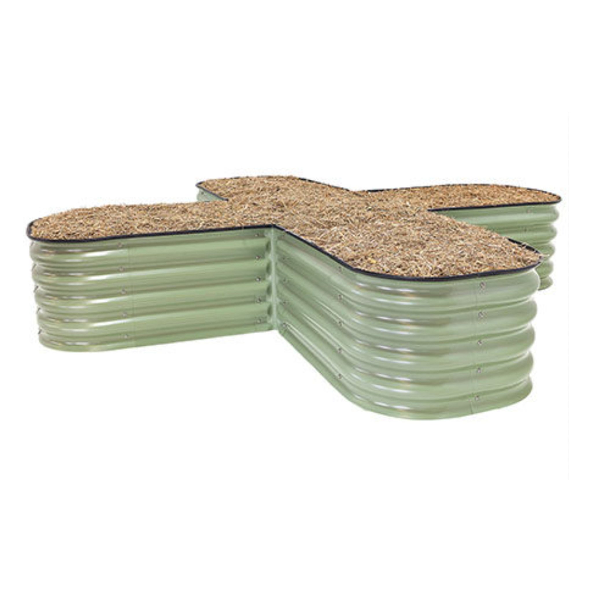 Rotational 6-in-1 Metal Raised Garden Bed  C Durable, Modular Design for Versatile Gardening