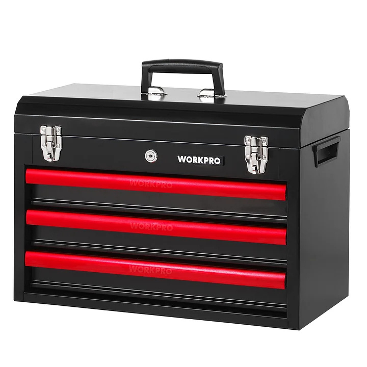 LL Heavy Duty Mechanic Tool Set with 3-Drawer Metal Box