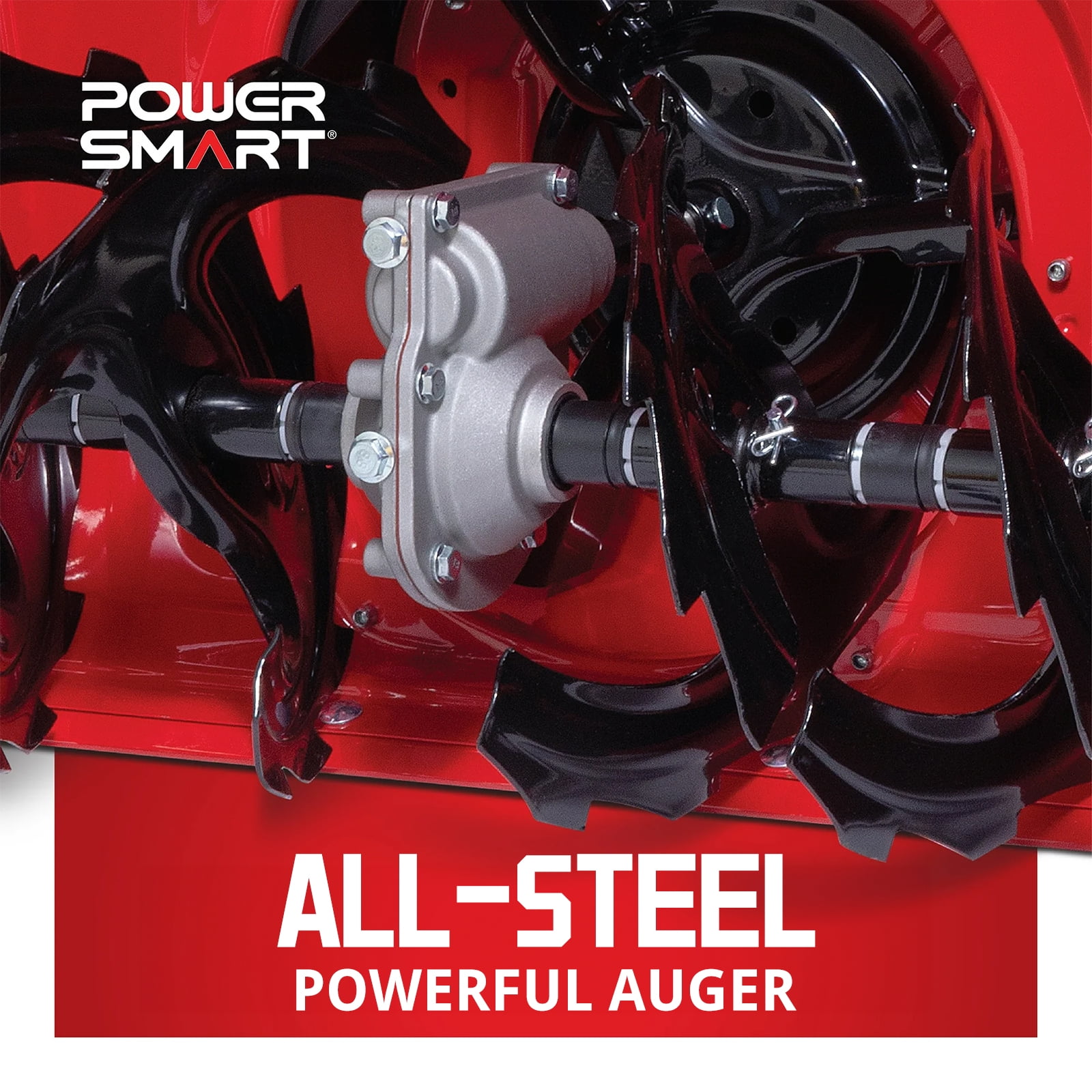 PowerSmart 26��� 252CC Self-Propelled Gas Snow Blower with 120V Electric Start, Two-Stage Design