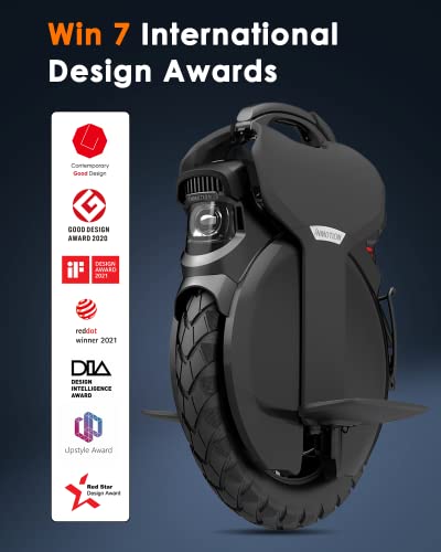 INMOTION V11 Electric Unicycle, 18��� Self-Balancing, 3.35��� Air Suspension, 1500Wh Battery, 34 MPH, 75-Mile Range