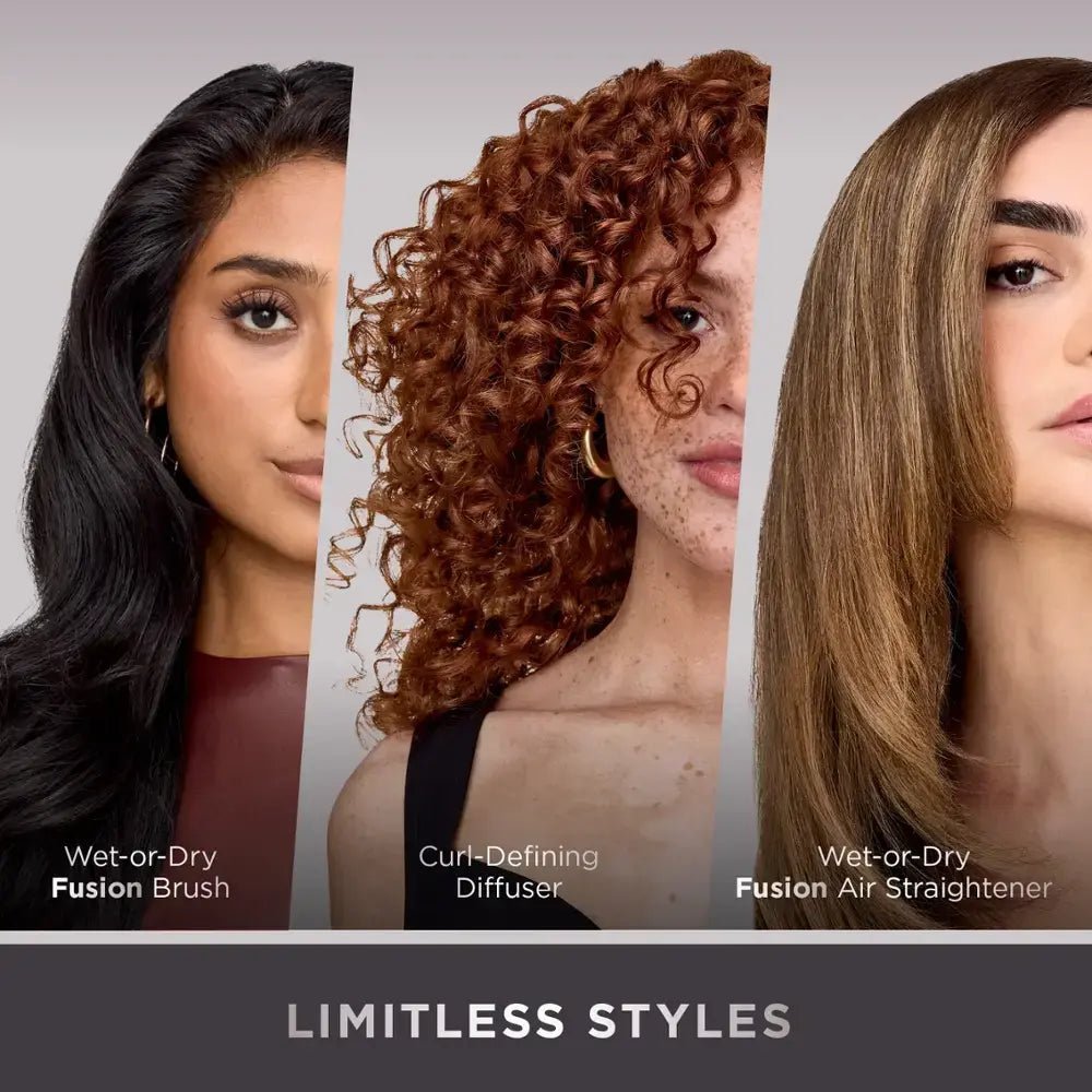 Shark FlexFusion Straight Air + Ceramic Styling Drying System with Scalp Shield Mode Cosmic Blush