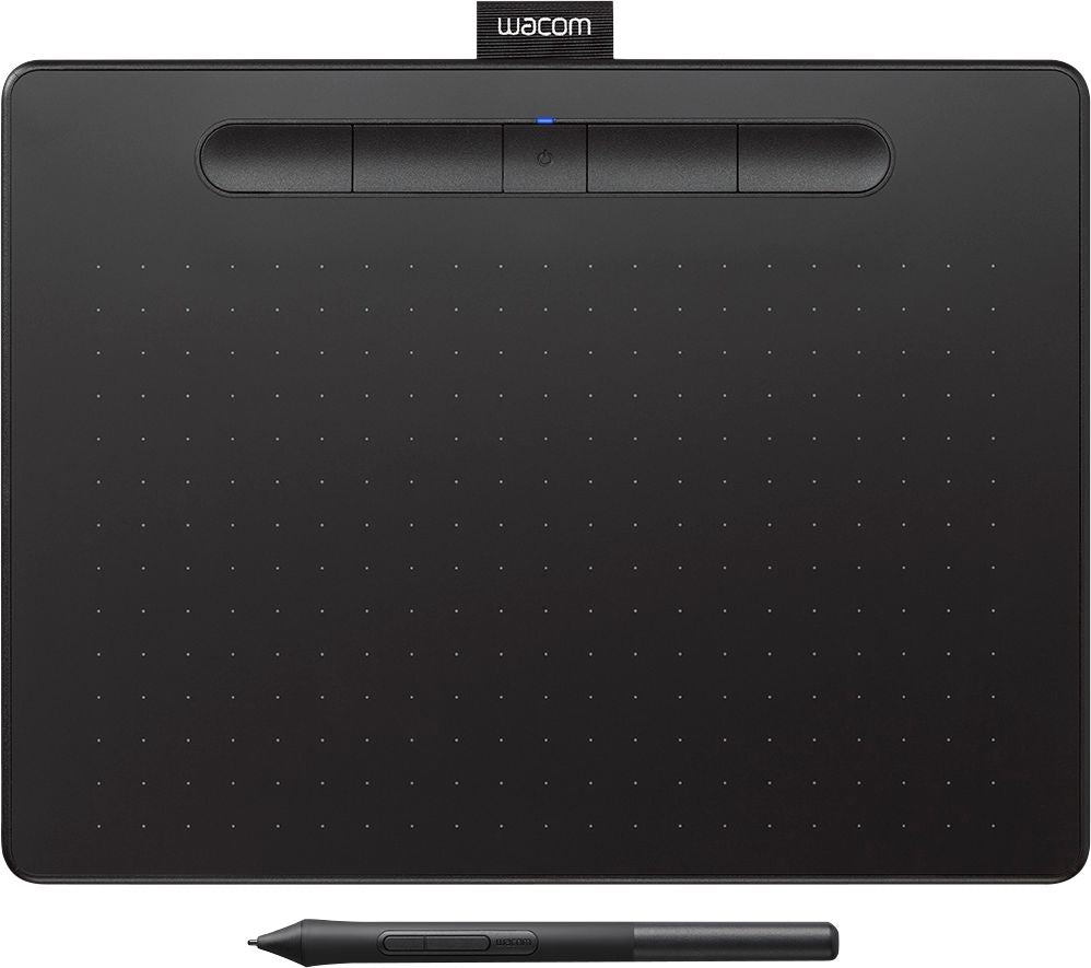 Wacom Intuos Medium Wireless Graphic Drawing Tablet, Black  C Compatible with Mac, PC, Chromebook & Android, Software Included